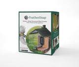 FeatherSnap Smart Bird Feeder: AI Bird ID, Solar Power, Wi-Fi Connectivity, Sends HD Pictures and Videos to Your Phone, Two Seed Bins, Multiple Mounting Options - Best Smart Bird Feeder