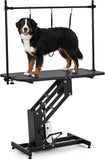Garvee 43.3" Hydraulic Dog Grooming Table with Max 350 LBS Loading Capacity