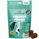 Immunity Boosting Dog Allergy Chews | Delicious and Soothing Hot Spot & Dog Itch Relief Chew for Seasonal Allergy Relief with Probiotics ACV Alaskan Salmon Oil & Colostrum for Dogs | 90 Chews