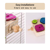 YOOSO WING Birdie Puzzle Feeder - Interactive Foraging Toy for Parrots, Parakeets, Cockatiels, Conures | Mental Enrichment & Stimulation Game to Prevent Boredom (Colorful)
