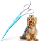 CITYWISH Curved Dog Grooming Scissors,Professional Dog Shears for Grooming with 440C Stainless Steel Grooming Scissors for Dogs Cats and Other Pets
