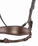 Bello-Equine Pressure Relief Comfort Ergonomic Horse Bridle Havana Brown | Ergonomic | Comfortable | Durable (Bridle + Leather Reins, Full/Horse)