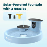 Birdfy Smart Bird Bath with Camera, Solar Powered, Dual-Lens 2K AI Bird ID