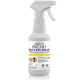 Premo Guard Poultry Spray - 16 oz - Kill Scaly Leg, Mites, Fleas, Lice, & Other Pest on Chickens and in Coops - Natural Plant Based Oils for Control, & Prevention - Family Safe with No Egg Withdrawl