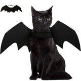 Halloween Pet Bat Wings Cat Dog Bat Costume Cute Black Cat Bat Wings Cosplay Puppy Cat Dress Up Accessories