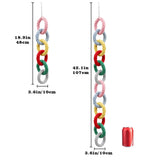 Sugar Glider Toys, Hanging Cotton Rope Ring Climbing Toy for Little Pet, Rat toys, Sugar Glider Cage Accessories, Exercise Toys for Sugar Glider, Rat, Squirrel, Bird, Other Little Climber （Short）