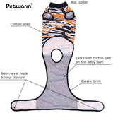 PetWarm Dog Surgery Recovery Suit, Dog Spay Recovery Suit Female and Male, Onesie for Dogs, Spay Neuter Bodysuit for Abdominal Affected Areas Sensitive Skin Areas, Leopard Pattern, Black, XS