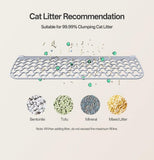 UBPET Self Cleaning Cat Litter Box, XXXL Automatic Litter Box for Multiple Cats, Weight Sensors Safety Protection, Smart APP Control, Odor Control, Works with Clumping/Bentonite Litter (XX-Large)