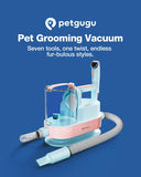 PETGUGU Dog Grooming Vacuum & Dryer for Shedding 7-in-1 Pet Clipper