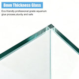 XDPET Ultra Clear Glass Aquarium Thickened Large Fish Tank -Suitable for High-end Fish Enthusiasts (29 Gallon)