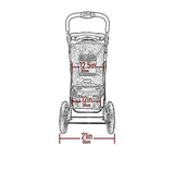 Pet Gear No-Zip AT3 Pet Stroller for Cats/Dogs, Sea Salt