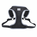 Coastal Pet Comfort Soft Reflective Wrap Adjustable Dog Harness - No-Pull Dog Harness for Small & Large Dogs - Black - 1" x 28"–36"