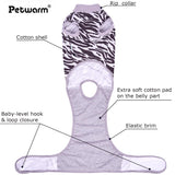PetWarm Dog Recovery Suit, Dog Surgical Recovery Suit Female and Male, Onesie for Dogs, Spay Neuter Bodysuit for Abdominal Affected Areas Sensitive Skin Areas, Leopard Pattern, Gray, XS