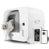 Furbulous True Odor-Free Self Cleaning and Packing Litter Box, Automatic Cat Litter Box with Self-Pack and Refill System, APP Control, Extra Large Space for 3.3-22 lbs Cats, Upgraded Version