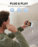 Anykit Digital Otoscope with Gyroscope, 4 Inches Screen, 3.9mm Ear Scope Camera with 6 Lights, Ear Wax Removal Tool, 32GB Card, Supports Photo Snap and Video Recording