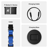 Fi New Series 3+ Smart Dog Tracker Collar [6 Month Membership Included] GPS Tracker for Dogs with Health & Behavior Monitoring, Escape Alerts, Waterproof, LED, Apple Watch Compatible (Blue, X-Small)