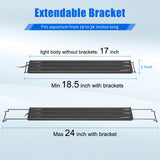 AQUANEAT LED Aquarium Light Full Spectrum for 18 Inch to 24 Inch Fish Tank Light Fresh Water