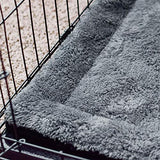 K&H PET PRODUCTS Self-Warming Cat Bed Pad, Self Heating Pad for Outdoor Cat Houses, Warming Mat for Indoor Pet Beds & Furniture, Reversible Blanket, Machine Washable - Small 21 X 17in Gray/ Black