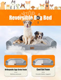 Sytopia 42 Inch Orthopedic Dog Bed for Large Dogs Washable, Chew Proof Dog Bed Extra Large Pet Bed with Removable Cover and Anti-Slip Bottom - XL