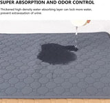 2 pcs Guinea Pig Cage Liners - Washable Guinea Pig Pee Pads, Waterproof Reusable & Anti Slip Guinea Pig Bedding Fast and Super Absorbent Pee Pad for Small Animals Rabbit Hamster Rat