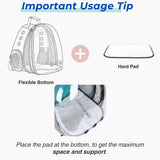 Lollimeow Cat Carrier Backpack, Bubble Dual Expandable Backpack Carrier, Pets and Small Dogs,Airline-Approved, Designed for Travel, Hiking, Walking & Outdoor Use (Dual Expandable-Green)
