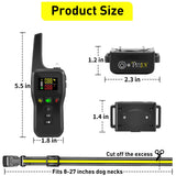 PetJoy Automatic Bark Collar for Dogs - Shock Collar with Remote and Auto Modes, Bark Training Combo - Level 1-5, 3300 Ft Range