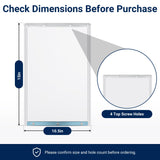 Extra Large Dog Door Replacement Flaps 10.5"X15", Compatible with Ideal Pet Products, Clear Flexible Replacement Flap, Dog Door Flap for Easy Installation