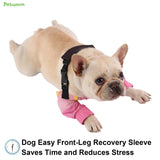 PetWarm Dog Leg Sleeves, Waterproof, Elbow and Knee Protector, Pink, S