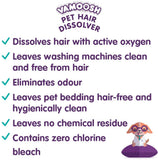 Vamoosh Pet Hair Dissolver | Patented Pet Hair Dissolving Formula | No Harmful Chemicals | Safe for Pets | Removes Odor | Dissolves Dog, Cat & Animal Fur | Easy to Use | 100g (Pack of 3)