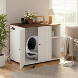 Garvee Large Cat Robot 4 Enclosure Furniture, Cat Litterbox Robot Cabinet