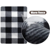 EXPAWLORER Plaid Cat Sweater - Pet Clothes Cat Puppy Vest Warm Fleece Hoodie for Cats, Fall and Cold Winter Coat Pullover Design, Buffalo Checked Sweatshirt Clothing Also for Small Dogs