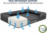 The Dog’s Bed Orthopedic Memory Foam Dog Bed with Bolsters for XL Dogs