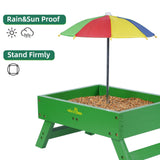 Ground Bird Feeder for Outdoors Bird&Squirrel Feeder Wooden Chicken Picnic Table Platform Feeder Wild Bird Feed Crow Feeder for Outside with 5 LBS Capacity