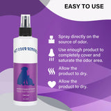 Pet Odor Eliminator Spray (8oz/236ml) – Cedar Scent Pet Odor Remover for Dog & Cat Urine, Carpet, Bedding & Strong Pet Smells, Natural Neutralizer for Home & Pet Areas