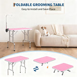 GarveeTech Dog Grooming Table, 42 Inch Pet Grooming Station w/Arm & Noose