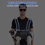 Wakytu Dog Backpack Carrier for Dogs,Dog Lift Harness,Adjustable Padded Breathable Straps for Dogs, Disabled, Joint Injuries, Arthritis,S