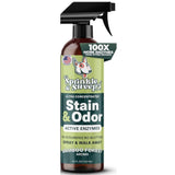 Sprinkle & Sweep: Pet Stain & Odor Enzyme Spray - 24oz - No Scrubbing Concentrated Formula, Dog & Cat Urine & Mess Destroyer, Carpet Spot Cleaning