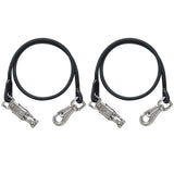 MIYABALA Bungee Horse Trailer Ties,36 Inch Long Bungee Cross Ties for Horses with Super Strong Quick Release Panic Snap and Bull Snap for Horse Trailer Accessories