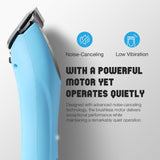 FuzzyFix Professional Dog Clippers for Grooming - 2 Speed Detachable Blade Pet Grooming Kit for Thick Curly Matted Coats - Low Noise Heavy Duty Cordless Hair Trimmer for Animal