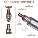 MIXJOY Heated Cat Bed, 11 Adjustable Temperature Cat Heating Pad Indoor with Timer, Pet Heating Pads for Cats Dogs, Electric Dog Heat Pad with Washable Cover, Heated Pet bed-18''x16'', Small