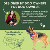 PEACHTREE PET Made in The USA (Love Seat) Clear Humane Scat Mat to Keep Dogs Off Couch & Dog Counter Surfing Deterrent - Pain Free Pet Furniture Protector Solution for Indoor (4 Sheets) US Patented