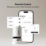 PETLIBRO Automatic Cat Feeder with Camera for Two Cats, 1080P HD Video with Night Vision, 5G WiFi Pet Feeder with Phone APP Control, 2-Way Audio for Cat & Dog, Low Food & Motion & Sound Alerts