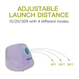 MKSY Automatic Dog Ball Launcher for Small to Medium Dogs, Interactive Pet Toy with Balls (Purple)