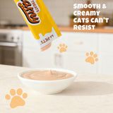 Triple Meat Protein Lickable Cat Treat – 20 Tubes Pack of Healthy Squeeze Up Creamy Snacks with Functional Nutrients for Hydration, Digestive & Coat Health – Grain Free, High Protein, Chicken Flavor