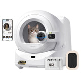 PETKIT Purobot Ultra Auto Waste Packing & Multi-Cat Toilet Behavior Ai Camera Tracking Automatic Self-Cleaning Cat Litter Box, Smart Robot with 5G WiFi App Control&Integration Safety&Odor Free
