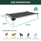 FXW TitanNest Cooling Chew-Proof Elevated Dog Bed for Large Dogs
