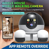 Patrol Buddy Robot Camera, Pet Cameras Indoor with Phone App, Indoor Movable Security Cameras with 2-Way Talk, Night Vision, for Cats/Dogs/Elderly (Camera+64g)