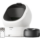 PETLIBRO Automatic Litter Box and Cat Feeder for Wet Food and Self Cleaning Litter Box with AI Waste Analysis and Multi-Cats Recognition