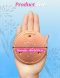 Mellbree 2-Pack Bird Bath Purification Disk, 99.99% Pure Copper Disc Cleaner Safe for Outdoor Bird Bath, Solar Fountains and Concrete Bowls - Bird-Safe Gift for Bird Lovers 0.6mm (Bird Pattern)