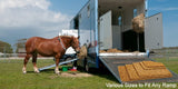 Kempf Horse Van Natural Coco Coir Mat (4' x 6') - Heavy Duty, High Traction, Woven-Backed Coconut Fiber for Trailers & Ramps